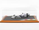 høj kvalitet akryl udstilling tilfælde med diorama bundplade Race Track 1:18 Atlantic
