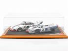høj kvalitet akryl udstilling tilfælde med diorama bundplade Race Track 1:18 Atlantic