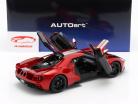 Ford GT Baujahr 2017 liquid rot / silber 1:18 AUTOart