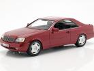 Mercedes-Benz 600 SEC (C140) Baujahr 1992 rot metallic 1:18 Cult Scale