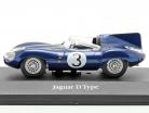 Jaguar D type #3 Winner 24h LeMans 1957 Flockhart, Bueb 1:43 Atlas