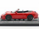 Porsche 911 (991 II) Carrera 4 GTS cabriolé 2017 guardas vermelho 1:43 Minichamps