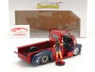 Chevy Coe Pick-Up 1952 com figura Wonder Woman DC Comics 1:24 Jada Toys