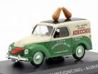 Fiat 500C furgoneta Auricchio año de construcción 1951 crema blanco / verde 1:43 Altaya