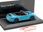 Porsche 911 (991 II) Carrera 4 GTS cabriolé 2016 miami azul 1:43 Minichamps