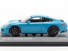 Porsche 911 (991 II) Carrera 4 GTS Baujahr 2017 miamiblau 1:43 Minichamps