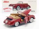 Porsche 356A Carrera Cabriolet rubin rød 1:18 Schuco