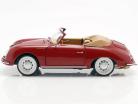 Porsche 356A Carrera Cabriolet rubin rød 1:18 Schuco