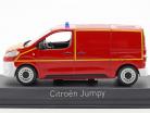 Citroen Jumpy Van Feuerwehr Baujahr 2016 rot / gelb 1:43 Norev