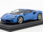 Ferrari F8 Tribute Genevan motor show 2019 corsa blue metallic 1:18 BBR