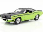 Plymouth Barracuda AAR mit Vinyldach Baujahr 1970 sublime grün 1:18 GMP