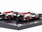 2-Car Set Toyota TS050 Hybrid #8 & #7 finitura 24h LeMans 2018 1:43 Spark