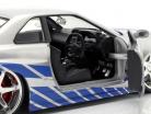 Brian's Nissan Skyline GT-R (R34) Film 2 Fast 2 Furious 2003 1:24 Jada Toys