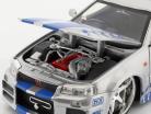 Brian's Nissan Skyline GT-R (R34) Filme 2 Fast 2 Furious 2003 1:24 Jada Toys