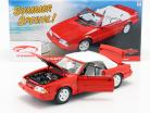 Ford Mustang LX convertibile anno di costruzione 1992 rosso 1:18 GMP
