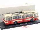 Skoda-14TR O-Bus Weimar beige / rot 1:43 Premium ClassiXXS