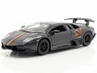 Lamborghini Murcielago LP670-4 SV gris / naranja 1:24 Bburago