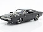 Dodge Charger R/T 年 1970 Fast and Furious 7 2015 黒 1:24 Jada Toys