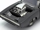 Dodge Charger R/T 年 1970 Fast and Furious 7 2015 黒 1:24 Jada Toys