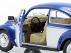 Volkswagen VW Classic Beetle Year 1967 blue / white 1:24 Kinsmart