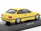 BMW M3 (E36) coupe Bouwjaar 1992 geel 1:43 Minichamps