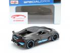Bugatti Divo année de construction 2018 natte gris / lumière bleu 1:24 Maisto
