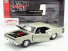 Dodge Coronet R/T Byggeår 1969 sølvgrøn metallisk 1:18 Autoworld