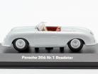 Porsche 356 Nr.1 Roadster 1948 70th jubilæum sølv 1:43 Minichamps