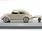 Volkswagen VW Pretzel beetle with Auto Porter beige 1:43 Schuco