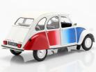 Citroen 2CV Cocorico Baujahr 1986 weiß / blau / rot 1:12 Z-Models