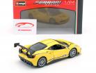 Ferrari 488 Challenge #25 amarelo 1:24 Bburago