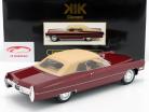 Cadillac DeVille con Softtop Año de construcción 1967 rojo burdeos metálico 1:18 KK-Scale