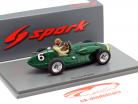 Dennis Poore Connaught A #6 4to Británico GP Formula 1 1952 1:43 Spark