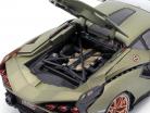 Lamborghini Sian FKP 37 Byggeår 2020 måtte oliven grøn 1:18 Bburago