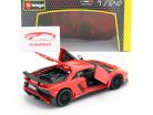 Lamborghini Aventador LP 750-4 SV rood 1:24 Bburago