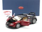 Bugatti EB 16.4 Veyron year 2006 black / dark red 1:18 AUTOart