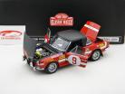 Fiat 124 Abarth #9 Trombotto Winnaar Rallye dell' Isola d'Elba 1971 1:18 SunStar