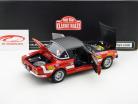 Fiat 124 Abarth #9 Trombotto Winnaar Rallye dell' Isola d'Elba 1971 1:18 SunStar