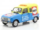 Renault 4 F4 Darty year 1988 blue / yellow 1:18 Solido