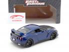 Nissan GT-R (R35) Baujahr 2009 Fast and Furious 7 2015 dunkelblau 1:24 Jada Toys