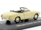Volkswagen VW Karmann Ghia Cabriolet 1955 cream-beige 1:43 Minichamps