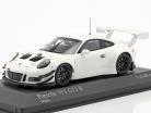 Porsche 911 (991) GT3 R Plain Body Version 2018 hvid 1:43 Minichamps