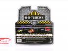 International DuraStar BFGoodrich Flatbed Trailer with figure 1:64 Greenlight