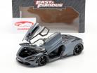 Shaw's McLaren 720S film Fast & Furious Hobbs & Shaw (2019) grå metallisk 1:24 Jada Toys