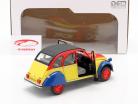 Citroen 2CV6 Ricard Année de construction 1985 Jaune / rouge / bleu 1:18 Solido