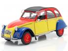Citroen 2CV6 Ricard Année de construction 1985 Jaune / rouge / bleu 1:18 Solido