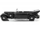 Mercedes-Benz 770 (W150) Cabriolé 1938-1943 negro 1:18 Model Car Group