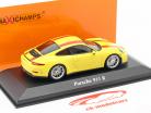 Porsche 911 R Année de construction 2019 Jaune / rouge 1:43 Minichamps