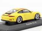 Porsche 911 R Année de construction 2019 Jaune / rouge 1:43 Minichamps