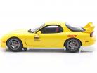 Mazda RX-7 FD3S Movie New Initial D with figure yellow 1:18 Kyosho